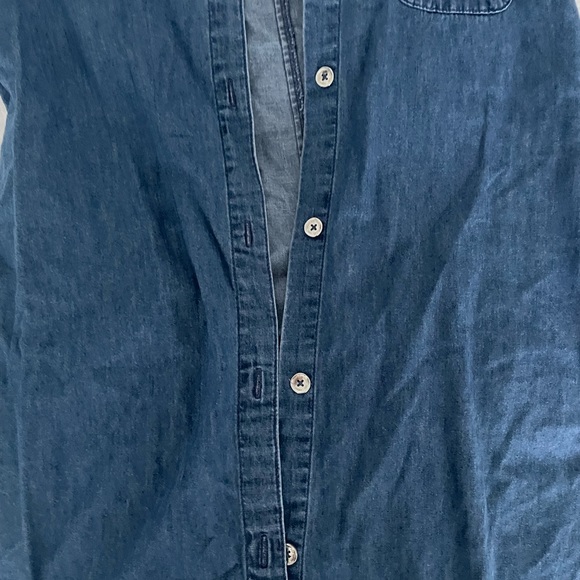 Collared Denim Dress - Picture 4 of 4